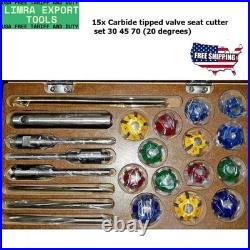 CARBIDE Tipped VALVE SEAT CUTTER 25 pcs SET FOR VINTAGE & MODERN CAR &BIKES BEST