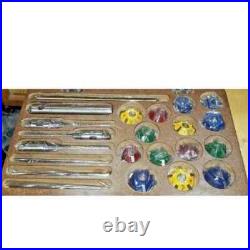 CARBIDE Tipped VALVE SEAT CUTTER 25 pcs SET FOR VINTAGE & MODERN CAR &BIKES BEST