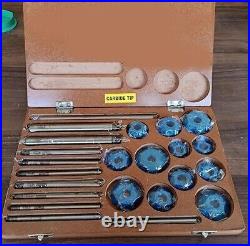 Carbide Tip Valve Seat Cutter Set 12Pcs