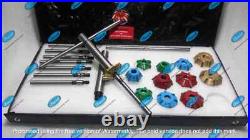 Carbide Tipped Valve Seat Cutter 12pcs Cutter Set for 4 Wheelers Truck