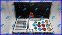 Carbide Tipped Valve Seat Cutter 12pcs Cutter Set for 4 Wheelers Truck