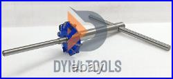 Carbide Tipped Valve Seat Cutter 52mm + 47mm (45 Degree) + Stem + Handle Arbor Carbide Tipped Valve Seat Cutter 52mm + 47mm (45 Degree) + Stem + Handle Arbor