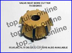 Carbide Tipped Valve Seat Cutter Set 1.3/4-1.1/2-30-45-60 Deg Stem 341 Boxed