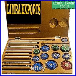 Carbide Tipped Valve Seat Cutter Set 24 Pcs 1.1/4 To 1.7/8 45 + 30,70 Deg Best