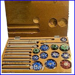 Carbide Tipped Valve Seat Cutter Set 24 Pcs 1.1/4 To 1.7/8 45 + 30,70 Deg Best