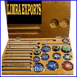 Carbide Tipped Valve Seat Cutter Set 24 Pcs 1.1/4 To 1.7/8 45 + 30,70 Deg Best