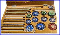 Carbide Tipped Valve Seat Cutter Set 24 Pcs 1.1/4 To 1.7/8 45 + 30,70 Deg Best