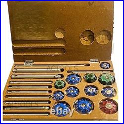 Carbide Tipped Valve Seat Cutter Set 24 Pcs 1.1/4 To 1.7/8 45 + 30,70 Deg Best