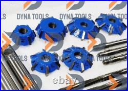 Carbide Tipped Valve Seat Cutter Set 30-45-60 Deg 3 Angle Cut For Honda V6 J32A2