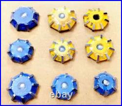 Carbide Tipped Valve Seat Cutter Set 9 Pcs CUSTOM SET +Free Shipping TARRIF PAID