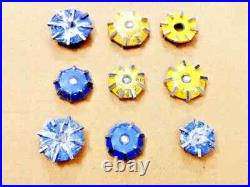 Carbide Tipped Valve Seat Cutter Set 9 Pcs CUSTOM SET +Free Shipping TARRIF PAID