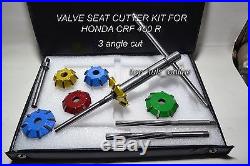 Carbide Tipped Valve Seat Cutter Set For Honda Crf 450 R
