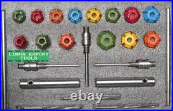 Carbide Tipped Valve Seat Cutter Set for bikes up to 200 cc 20 MM TO 32 MM 24 Pc