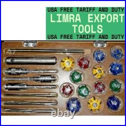 Carbide Tipped Valve Seat Cutter Set for bikes up to 200cc 20MMTO 32MM 24Pc BEST