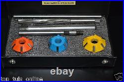 Chevy 283 V8 4.6 L Small Block Valve Seat Cutter Set Carbide Tipped Boxed