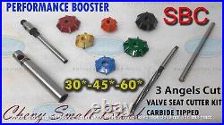 Chevy Corvette 1990 Valve Seat Cutter Kit 3 Angle Cut Carbide Performance Chevy Corvette 1990 Valve Seat Cutter Kit 3 Angle Cut Carbide Performance