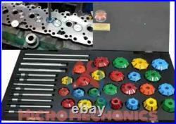 Economical Valve Seat Restoration Cutter Tool Kit Carbide Tipped 25 Mills + 8 Economical Valve Seat Restoration Cutter Tool Kit Carbide Tipped 25 Mills + 8