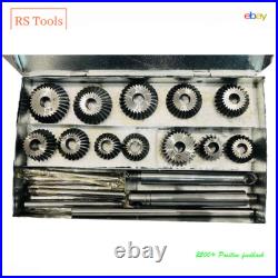 Engine Valve Seat High Carbon Steel Hcs Face Cutter Set 24 Pcs USA RSTOOLS