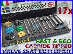 Gm Big Block 427-454-366 Heads 3 Angels Cut Valve Seat Cutter Set Carbide Tipped Gm Big Block 427-454-366 Heads 3 Angels Cut Valve Seat Cutter Set Carbide Tipped