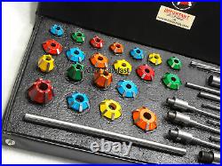 HONDA CRV 1998-2001 & OTHER VALVE SEAT CUTTER KIT CARBIDE TIPPED 34x ALL IN ONE