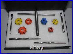 HONDA D-16 VALVE SEAT CUTTER KIT CARBIDE 3 ANGLE CUT 30 + 45 + 60 Degrees