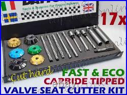 Harley IRONHEAD Sportster 70-85 3 Angels cut VALVE SEAT CUTTER KIT CARBIDE TIPED