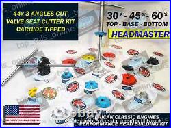 Headmaster Valve Seat Cutter Kit Carbide Tipped American Muscle Ford, Chevy. Hemi