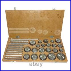 High quality valve seat cutter Set of 21Pcs make Carbon Steel packed in wood box