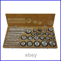 High quality valve seat cutter Set of 21Pcs make Carbon Steel packed in wood box