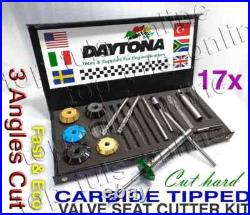 Honda Prelude H22 H22a 2000 Valve Seat Cutter Kit 3 Angle Cut Carbide Tipped Honda Prelude H22 H22a 2000 Valve Seat Cutter Kit 3 Angle Cut Carbide Tipped