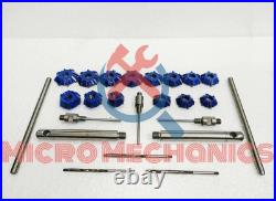 Honda, Suzuki, Kaw Bikes Valve Seat Cutter Set Carbide Tipped + Reams +guide Stems