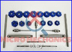 Honda, Suzuki, Kaw Bikes Valve Seat Cutter Set Carbide Tipped + Reams +guide Stems
