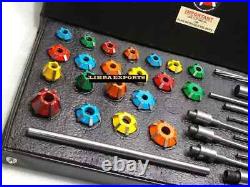 Honda, Suzuki, Kaw Bikes Valve Seat Cutter Set Carbide Tipped + Reams +guide Stems Honda, Suzuki, Kaw Bikes Valve Seat Cutter Set Carbide Tipped + Reams +guide Stems