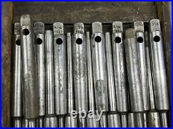 Kwik-Way Vintage Valve Seat Cutter Reseating Facing 32 pc Set 13 Cutting Heads