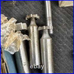 Lot Of Vintage Valve Seat Cutting Cutter Reamer Set Taps Woodruff HSS Nos