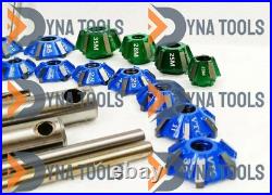 MOTORCYCLES, ATV HEADS, DIRT BIKES VALVE SEAT CUTTER KIT CARBIDE TIPPED 34x