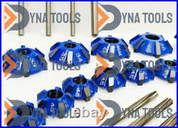 MOTORCYCLES, ATV HEADS, DIRT BIKES VALVE SEAT CUTTER KIT CARBIDE TIPPED 34x