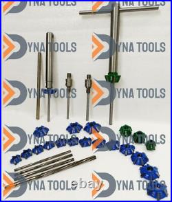 MOTORCYCLES, ATV HEADS, DIRT BIKES VALVE SEAT CUTTER KIT CARBIDE TIPPED 34x