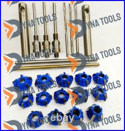 Modern Motorcycles, Atv, Generators, Heads Valve Seat Cutter Set Carbide Tipped