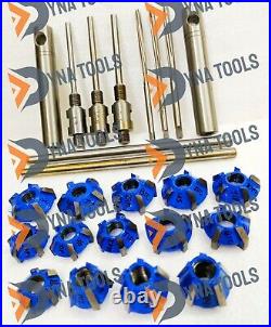 Modern Motorcycles, Atv, Generators, Heads Valve Seat Cutter Set Carbide Tipped Modern Motorcycles, Atv, Generators, Heads Valve Seat Cutter Set Carbide Tipped