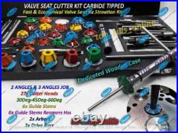Motorcycles 3 angle Valve Job Seat Cutter Set Carbide Tipped Motorcycles 3 angle Valve Job Seat Cutter Set Carbide Tipped