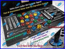 Motorcycles 3 angle Valve Job Seat Cutter Set Carbide Tipped Motorcycles 3 angle Valve Job Seat Cutter Set Carbide Tipped
