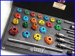 Motorcycles, Atv Heads Valve Seat Cutter Kit Carbide Tipped 34 Pcs All In One