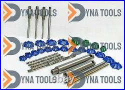 Motorcycles, Atv Heads Valve Seat Cutter Kit Carbide Tipped 34 Pcs All In One