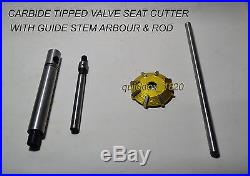 Motorcycles, Atv Heads Valve Seat Cutter Set Carbide Tipped + Reams +guide Stems