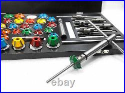 New 44 Valve Job Seat Cutter Set Carbide Tipped 3 Angle Cut For Performance Head New 44 Valve Job Seat Cutter Set Carbide Tipped 3 Angle Cut For Performance Head