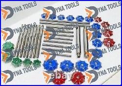 New Motorcycles 3 angle Valve Job Seat Cutter Set Carbide Tipped USA Shipping