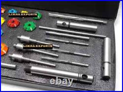 New Valve Job Seat Cutter Set Carbide Tipped for Motorcycles 3 angle USA New Valve Job Seat Cutter Set Carbide Tipped for Motorcycles 3 angle USA