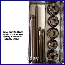 New Valve Seat And Carbon Steel Face Cutter Set Of 21 Pcs With Metal Box USA