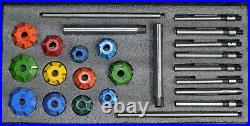 New Valve Seat Cutter Set Carbide Tipped 12 Pcs For Vintage Trucks & Cars, Jeep